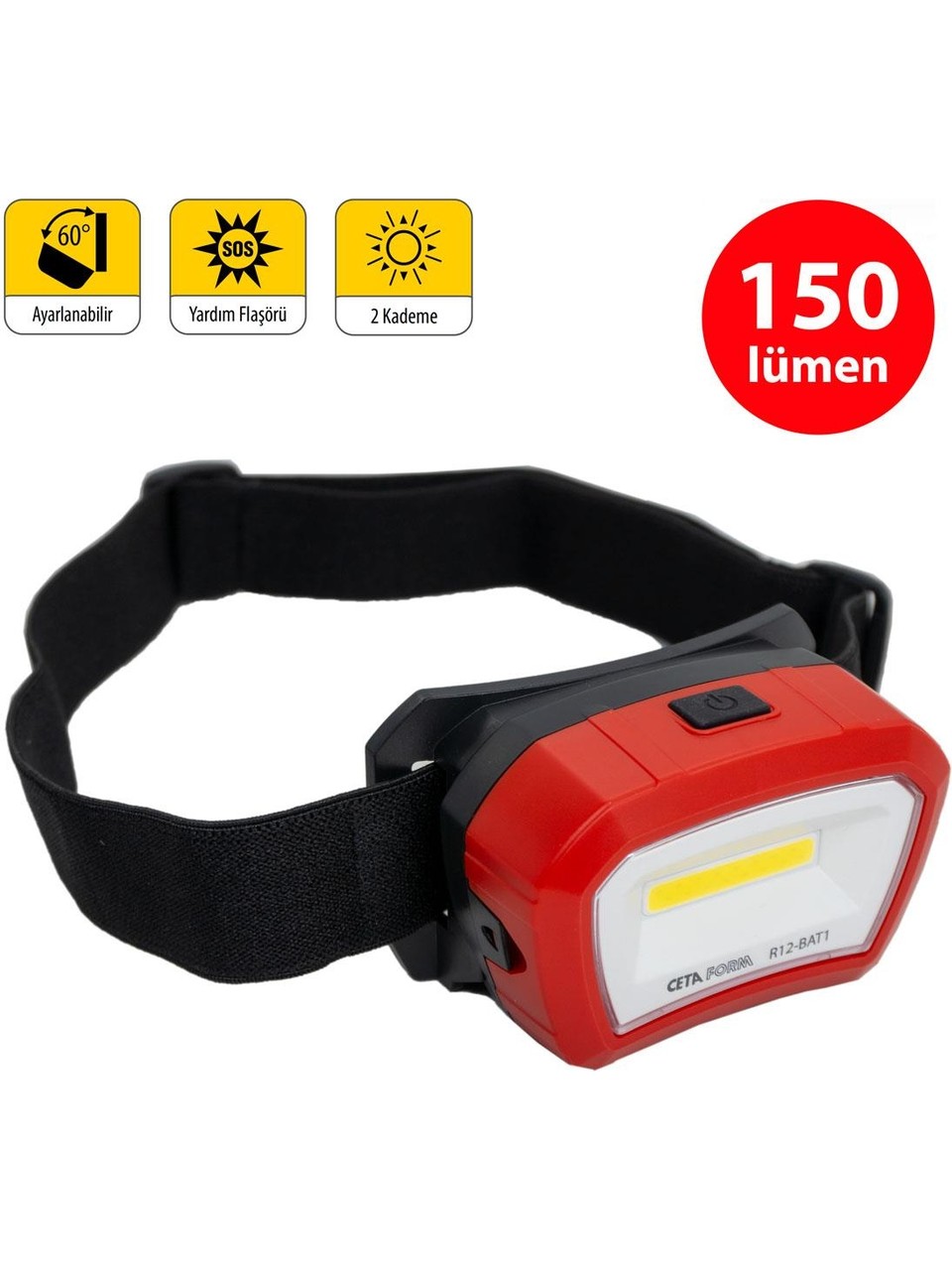 CETA FORM LED KAFA LAMBASI (3AAA)-120 LUMEN